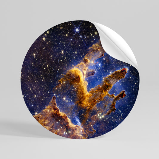 COSMIC DREAMSCAPE Kulatá samolepka