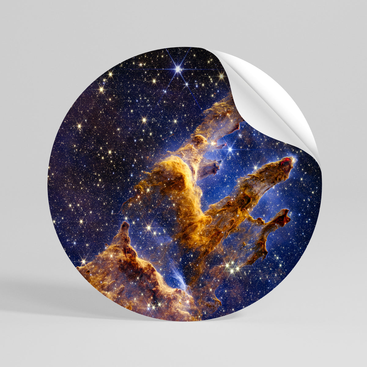 COSMIC DREAMSCAPE Kulatá samolepka