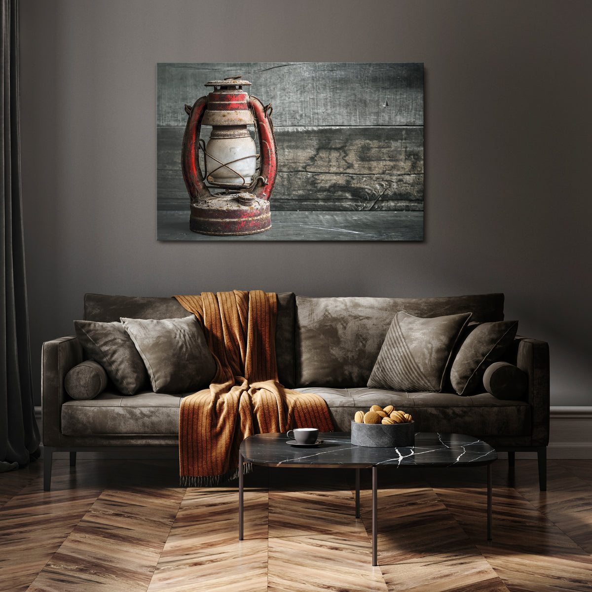 LANTERN OF MEMORIES Horizontal Canvas Print