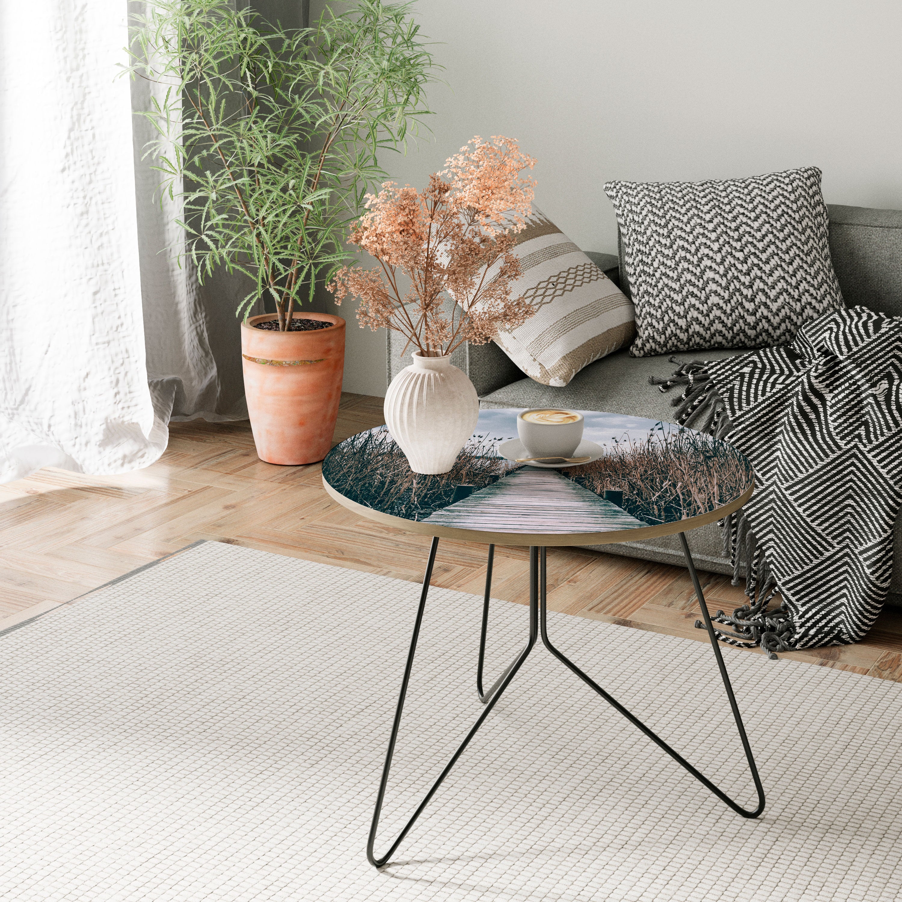 GAZE INTO STILLNESS Konferenční stolek