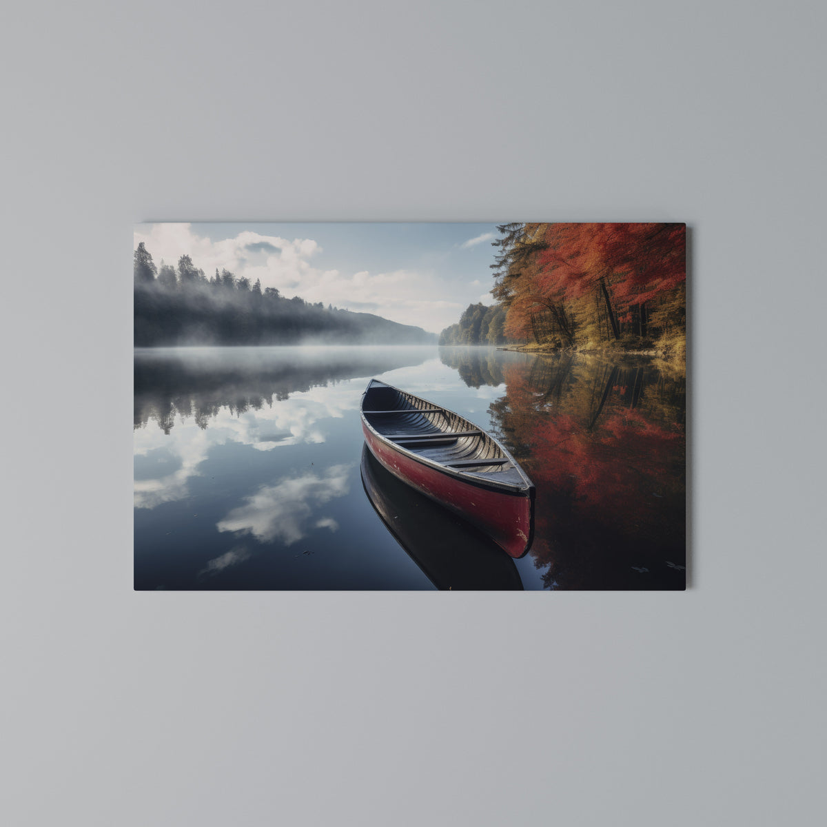 BOAT OF TRANQUILITY Horizontal Canvas Print