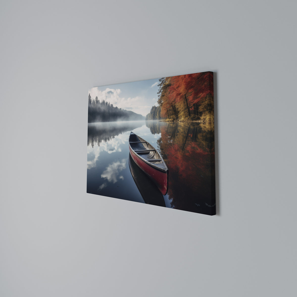 BOAT OF TRANQUILITY Horizontal Canvas Print