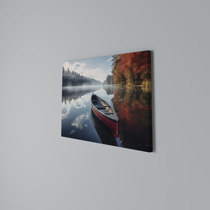BOAT OF TRANQUILITY Horizontal Canvas Print