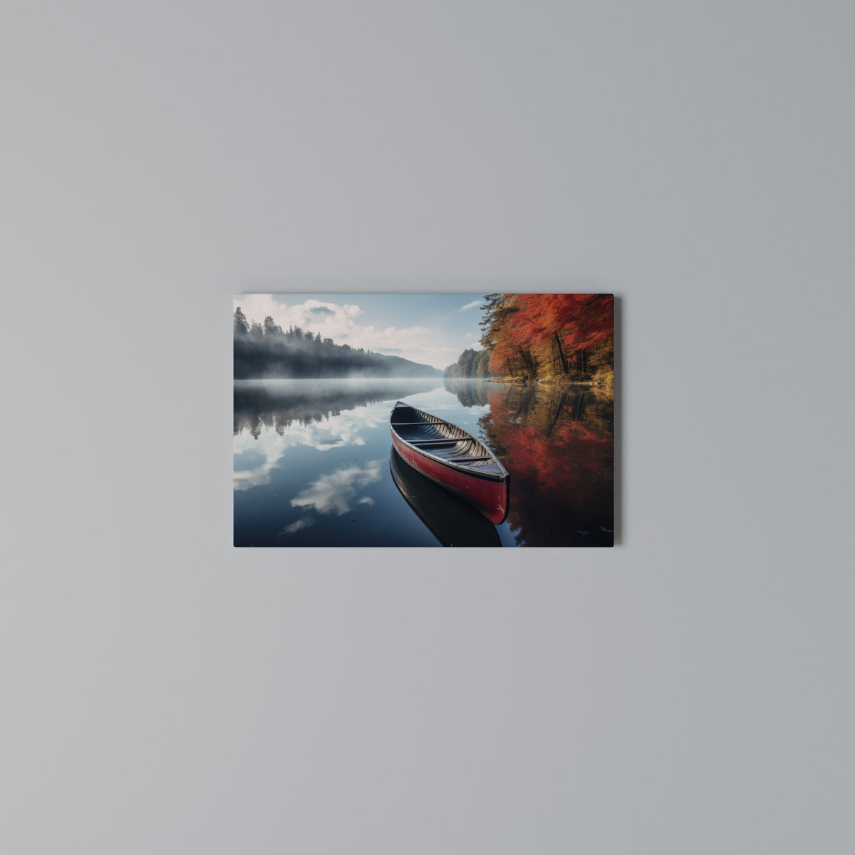 BOAT OF TRANQUILITY Horizontal Canvas Print