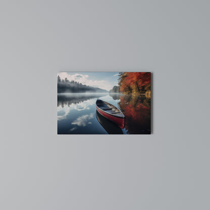 BOAT OF TRANQUILITY Horizontal Canvas Print