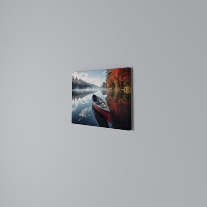 BOAT OF TRANQUILITY Horizontal Canvas Print