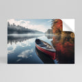BOAT OF TRANQUILITY Peel and Stick Horizontal Poster