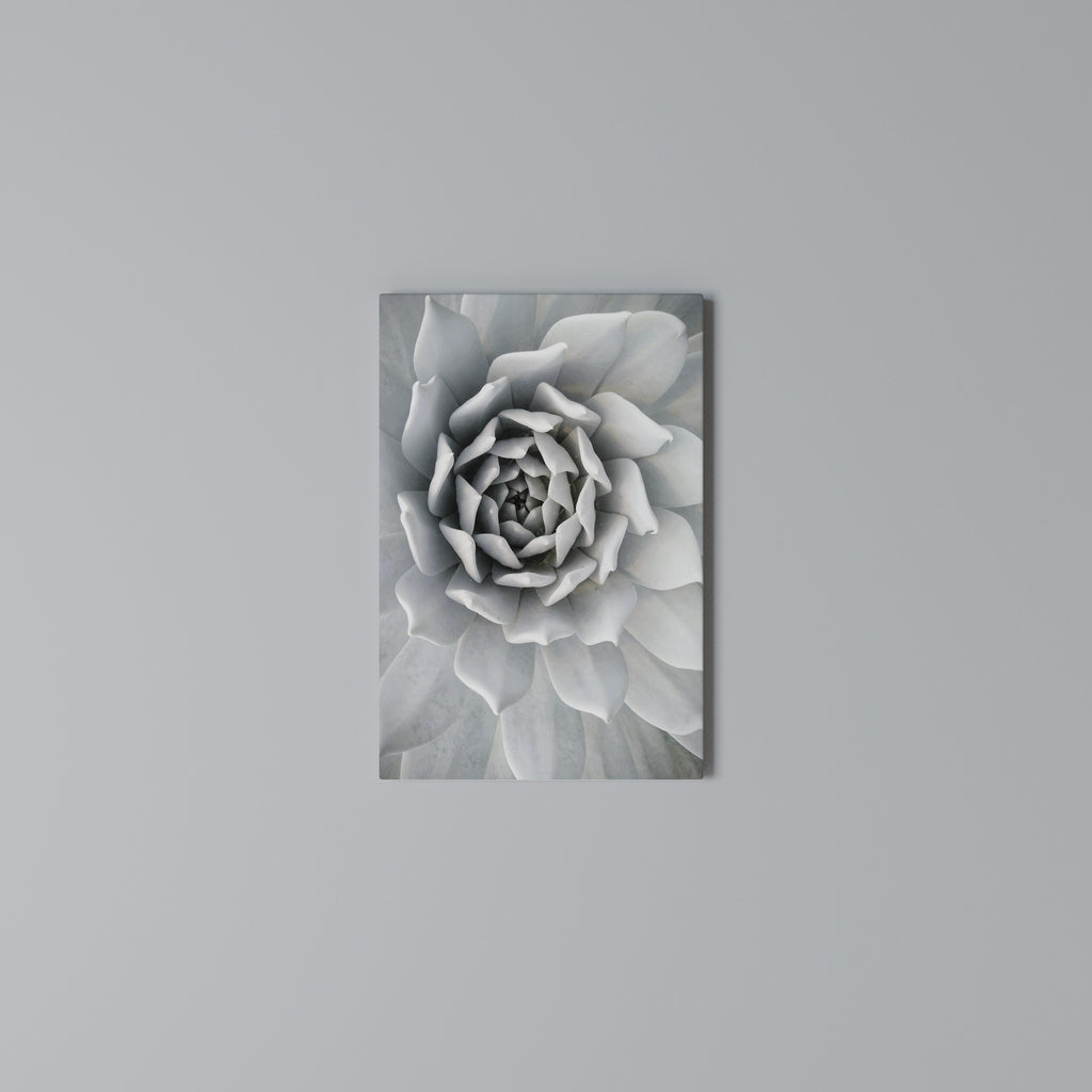 ELEGANT PETAL SWIRL Vertical Canvas Print