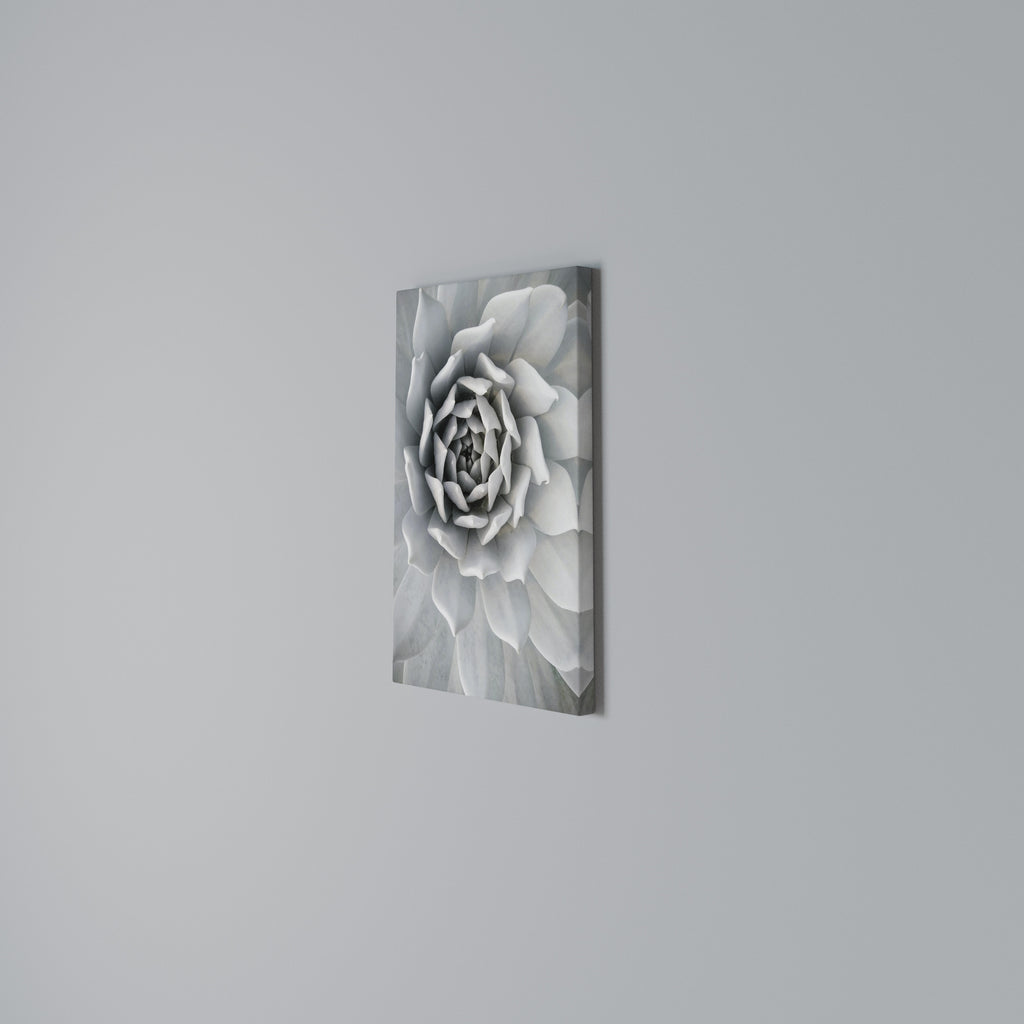 ELEGANT PETAL SWIRL Vertical Canvas Print