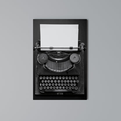TYPEWRITER SYMPHONY Vertical Canvas Print