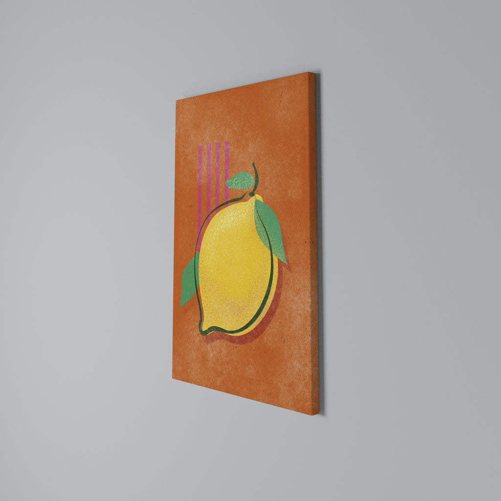 LUSCIOUS LEMON Vertical Canvas Print