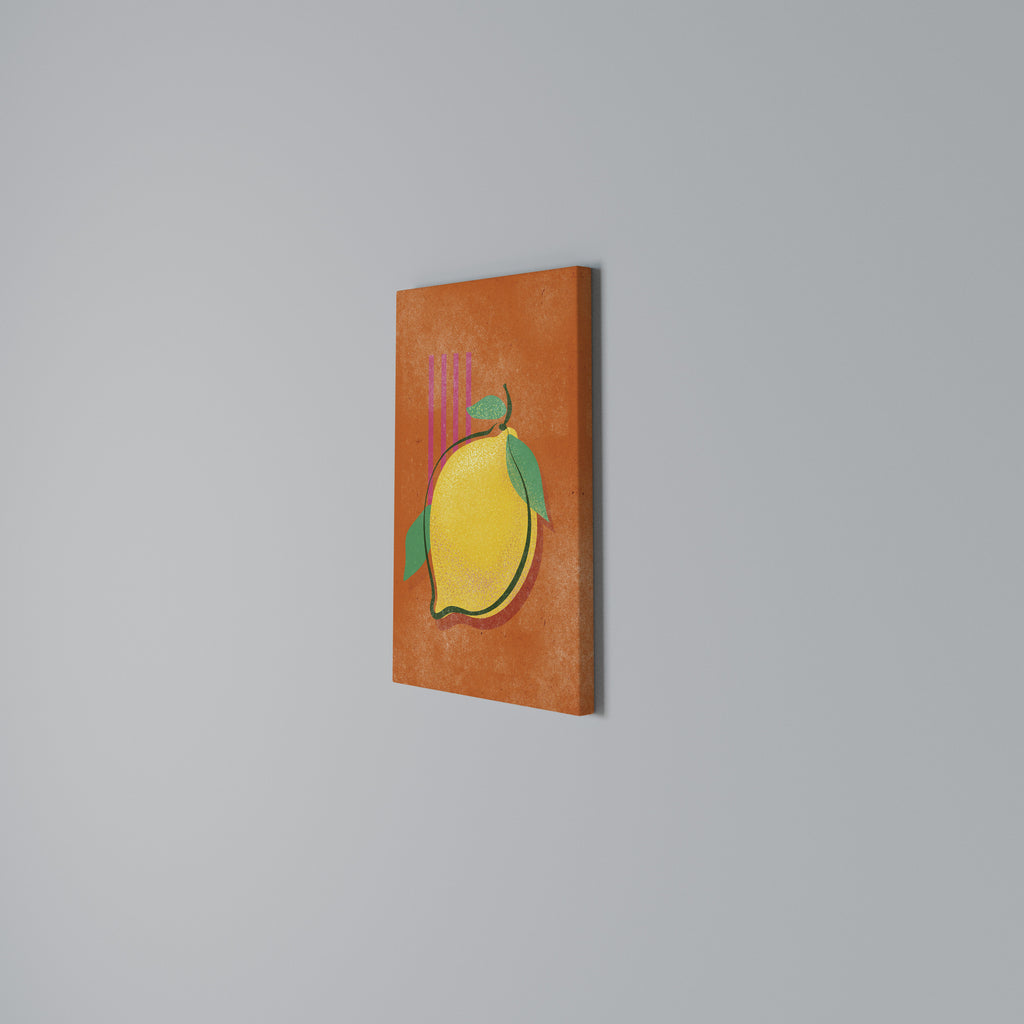 LUSCIOUS LEMON Vertical Canvas Print