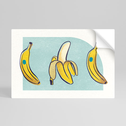 BOLD BANANA BOUQUET Vodorovný samolepicí plakát