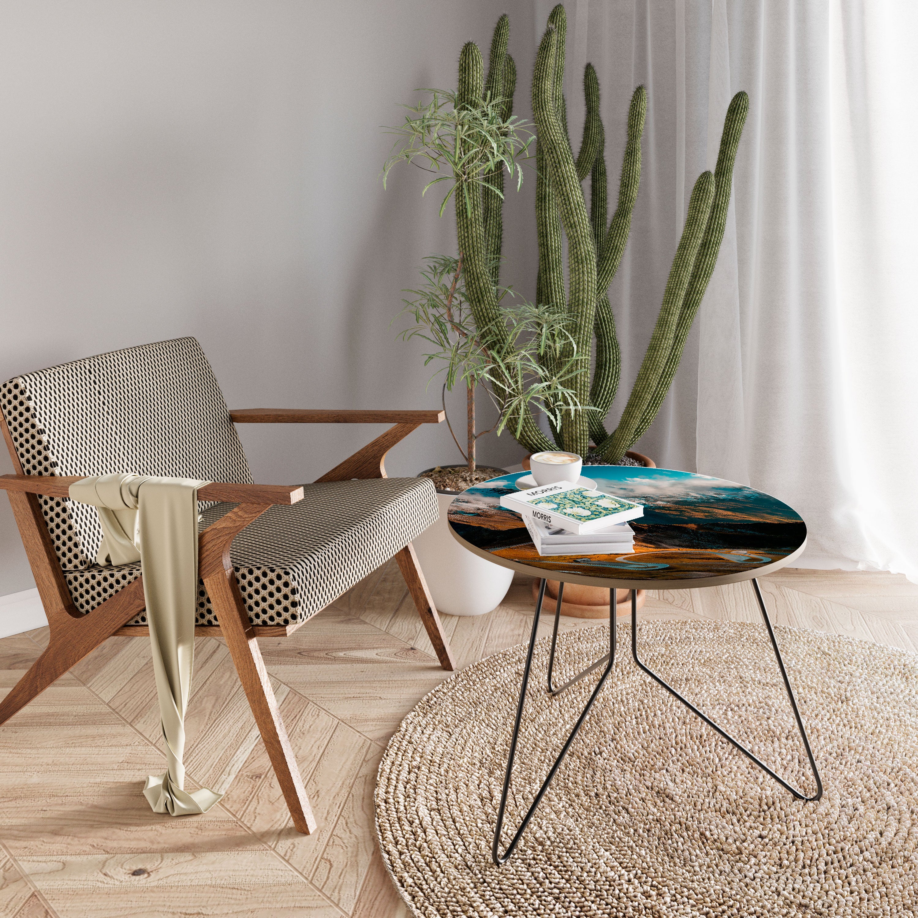 MOUNTAIN SERPENTINE Konferenční stolek