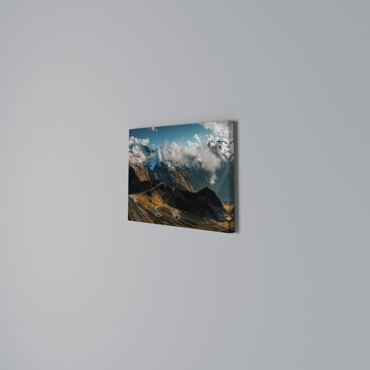 MOUNTAIN SERPENTINE Horizontal Canvas Print