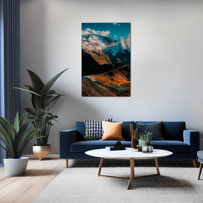 MOUNTAIN SERPENTINE Vertical Canvas Print