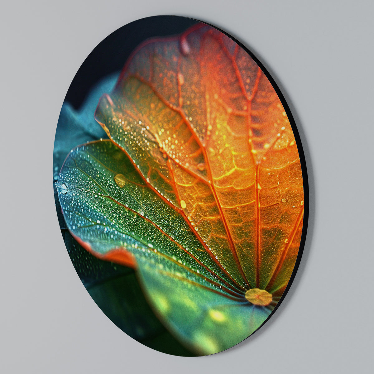 ECHOES OF RAIN Kulatá nástěnná dekorace