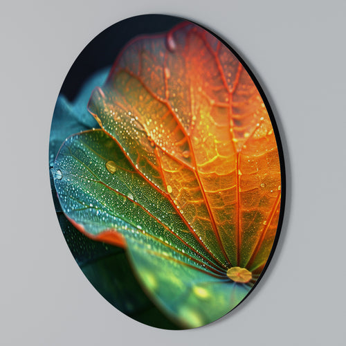 ECHOES OF RAIN Round Wall Art