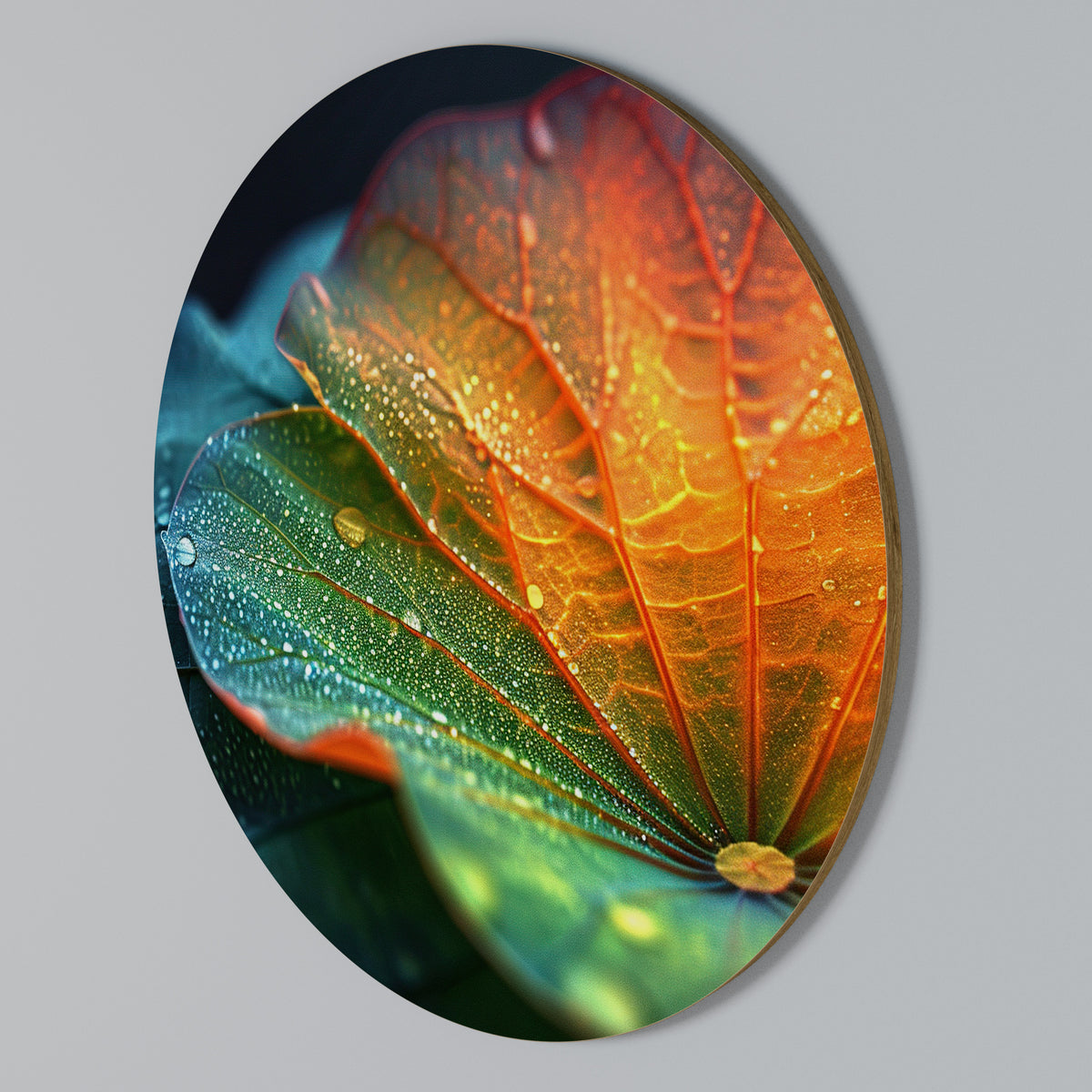 ECHOES OF RAIN Kulatá nástěnná dekorace