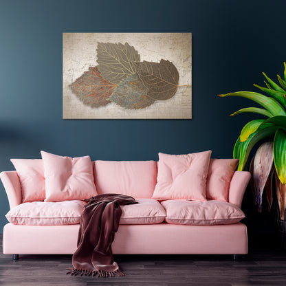 LEAVES OF TIME Horizontal Canvas Print