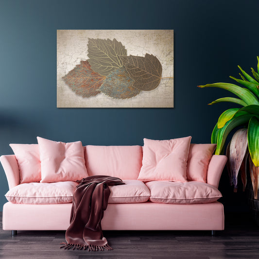 LEAVES OF TIME Horizontal Canvas Print