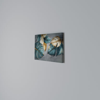 ELEGANCE IN LEAVES Horizontal Canvas Print