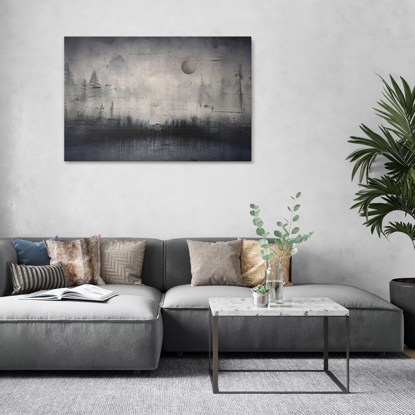 ECLIPSE OF SERENITY Horizontal Canvas Print