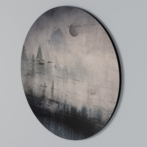ECLIPSE OF SERENITY Round Wall Art