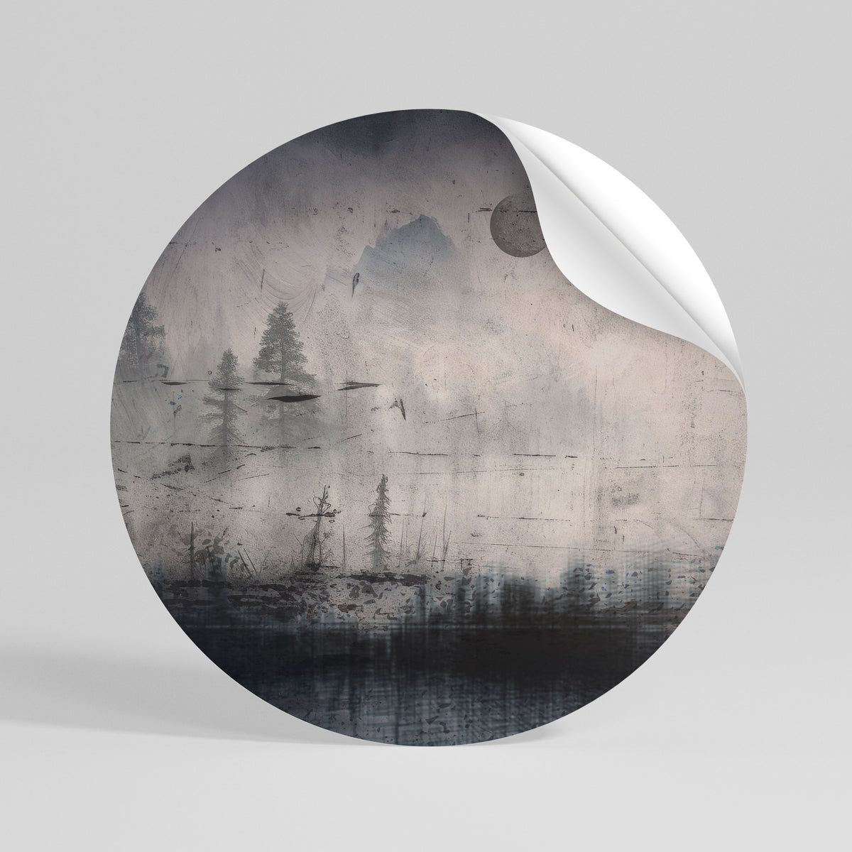 ECLIPSE OF SERENITY Kulatá samolepka