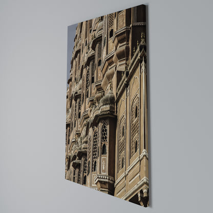 MAJESTIC FACADE FANTASY Vertical Canvas Print