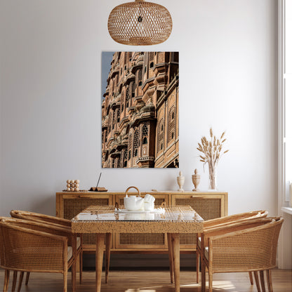 MAJESTIC FACADE FANTASY Vertical Canvas Print