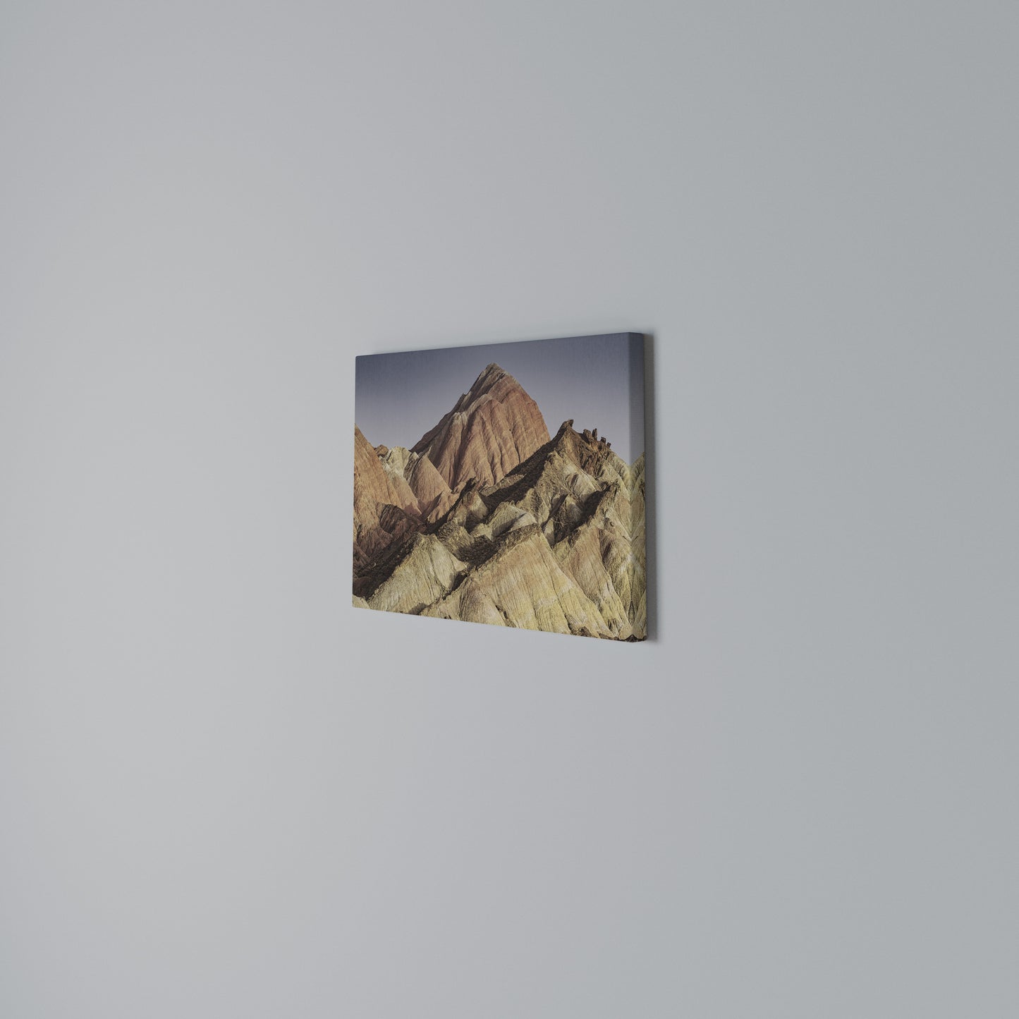 PEAKS OF PAINTED DREAMS Horizontal Canvas Print