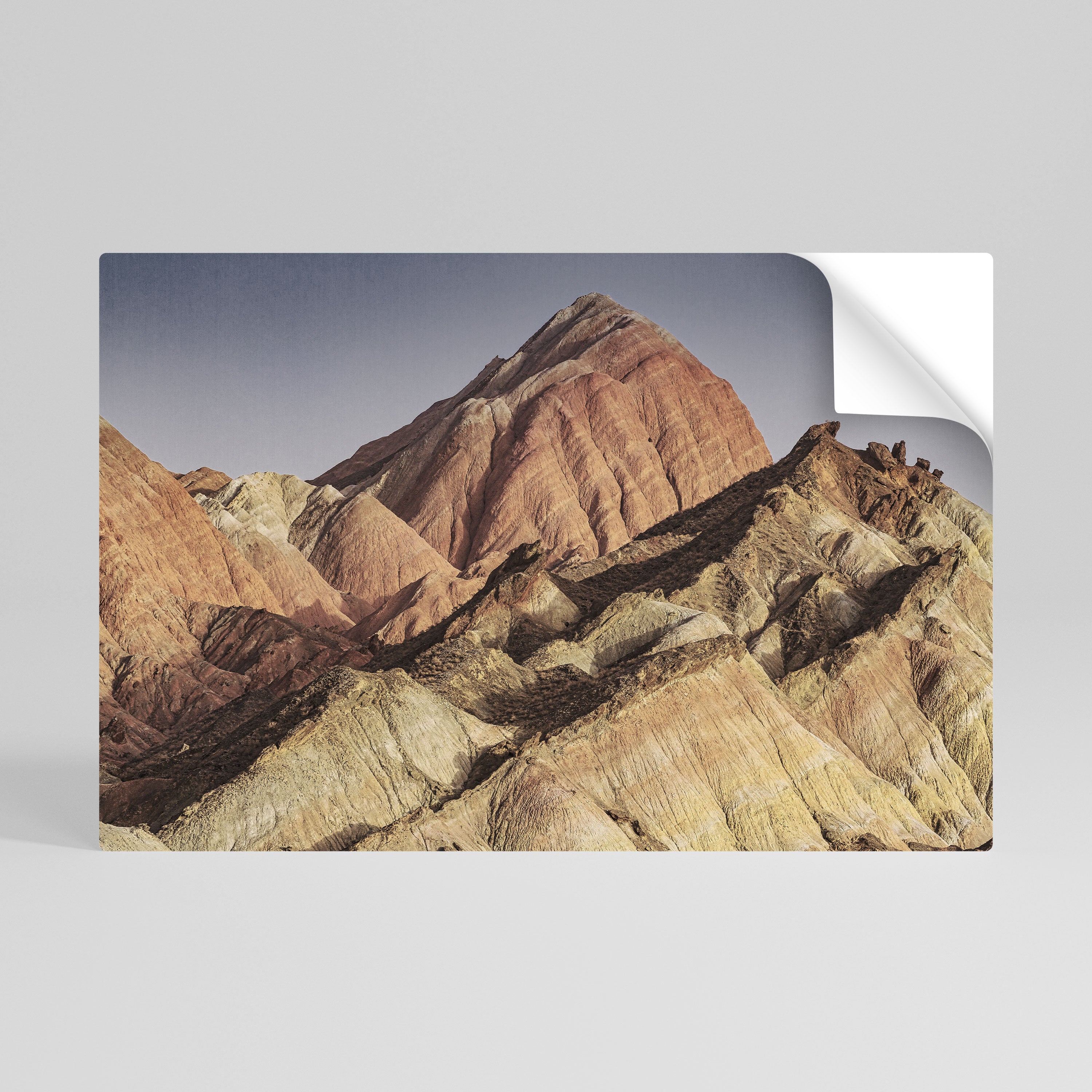 PEAKS OF PAINTED DREAMS Peel and Stick Horizontal Poster