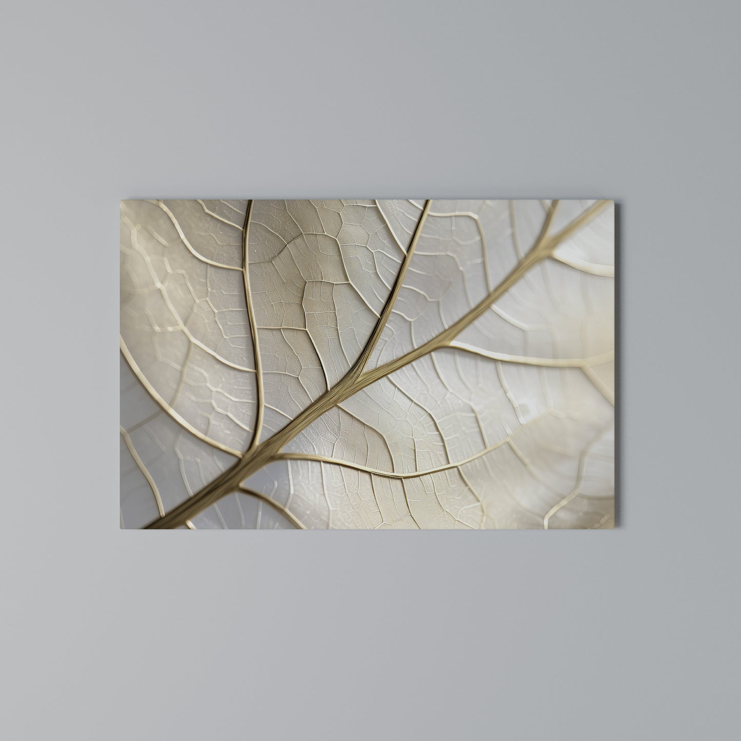 GOLDEN LEAF WHISPERS Horizontal Canvas Print