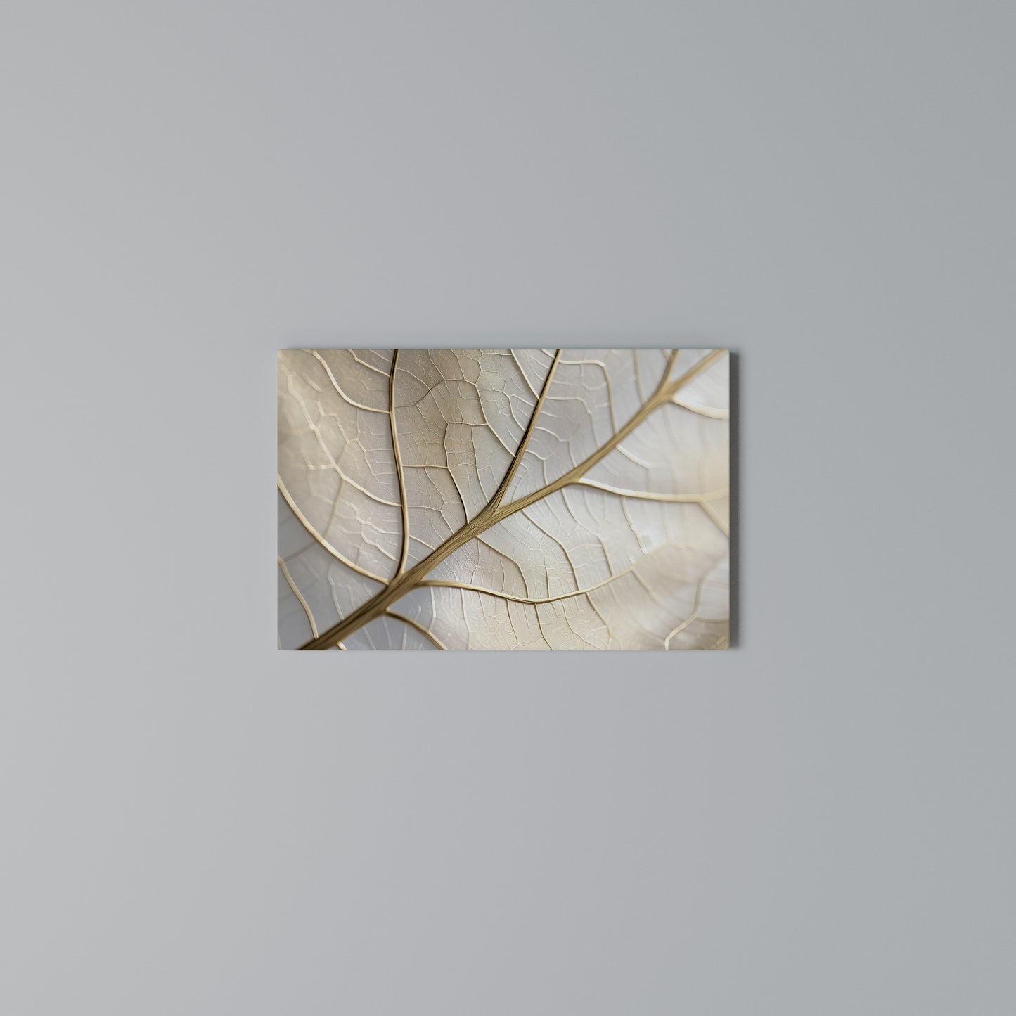 GOLDEN LEAF WHISPERS Horizontal Canvas Print