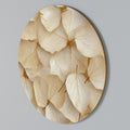 VELLUM LEAF SYMPHONY Round Wall Art