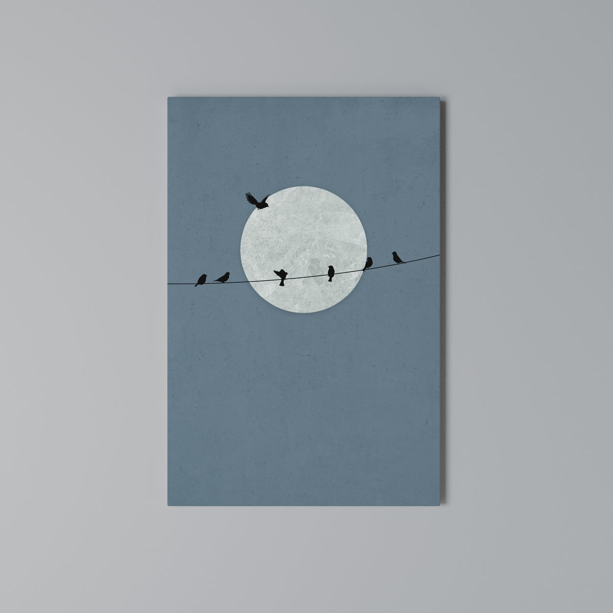 MOONLIT REST Vertical Canvas Print