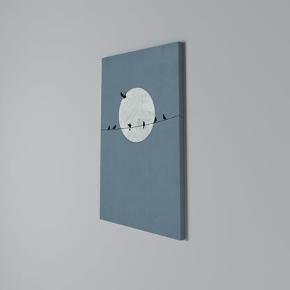MOONLIT REST Vertical Canvas Print