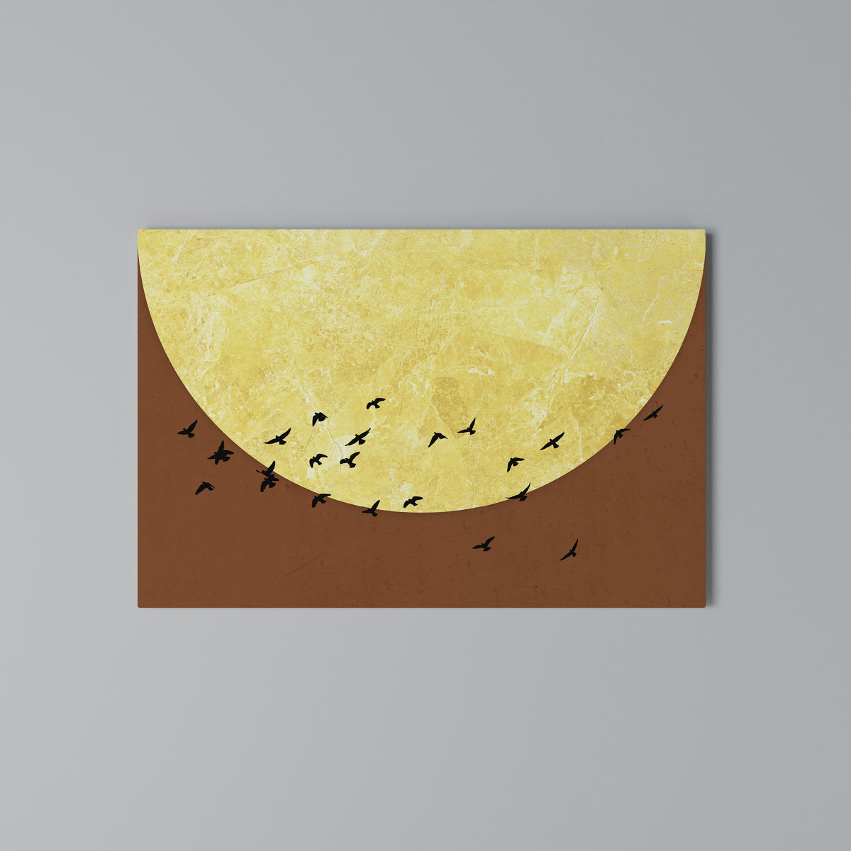 MOONLIT MIGRATION Horizontal Canvas Print