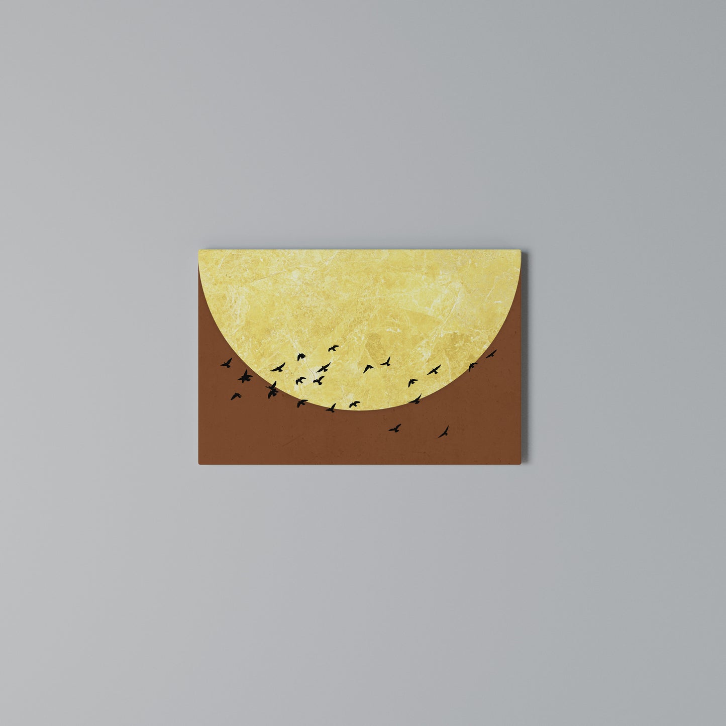MOONLIT MIGRATION Horizontal Canvas Print
