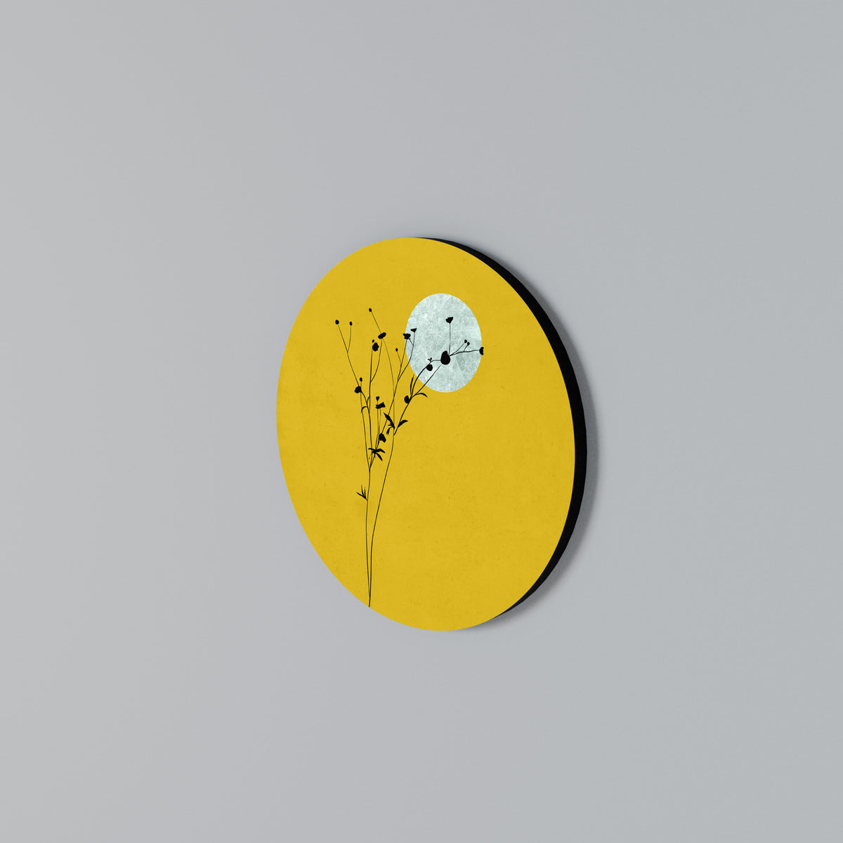 RISE IN THE LIGHT Kulatá nástěnná dekorace