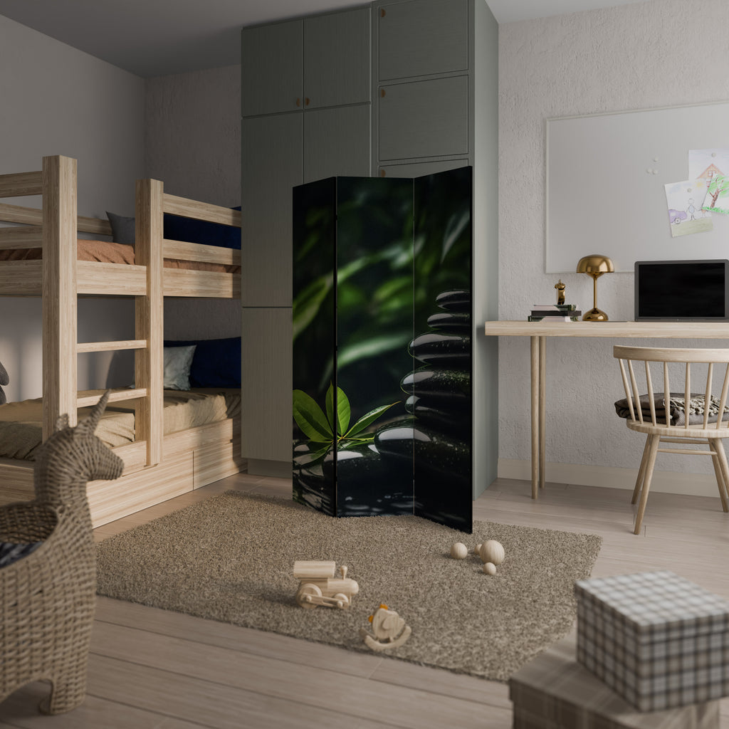 HARMONY STONES 3-Panel Room Divider