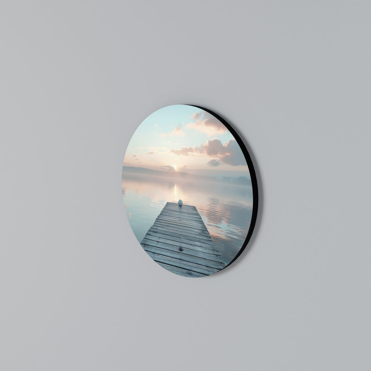 GENTLE MORNING MYSTIQUE Kulatá nástěnná dekorace