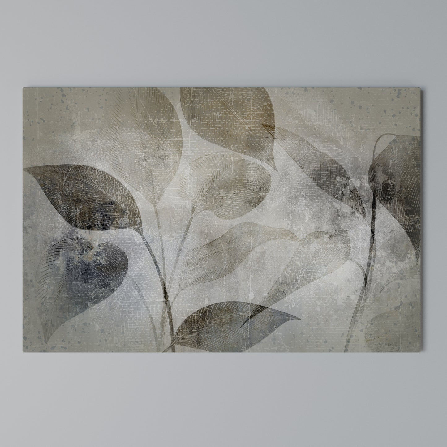 SERENE BOTANICAL HARMONY Horizontal Canvas Print