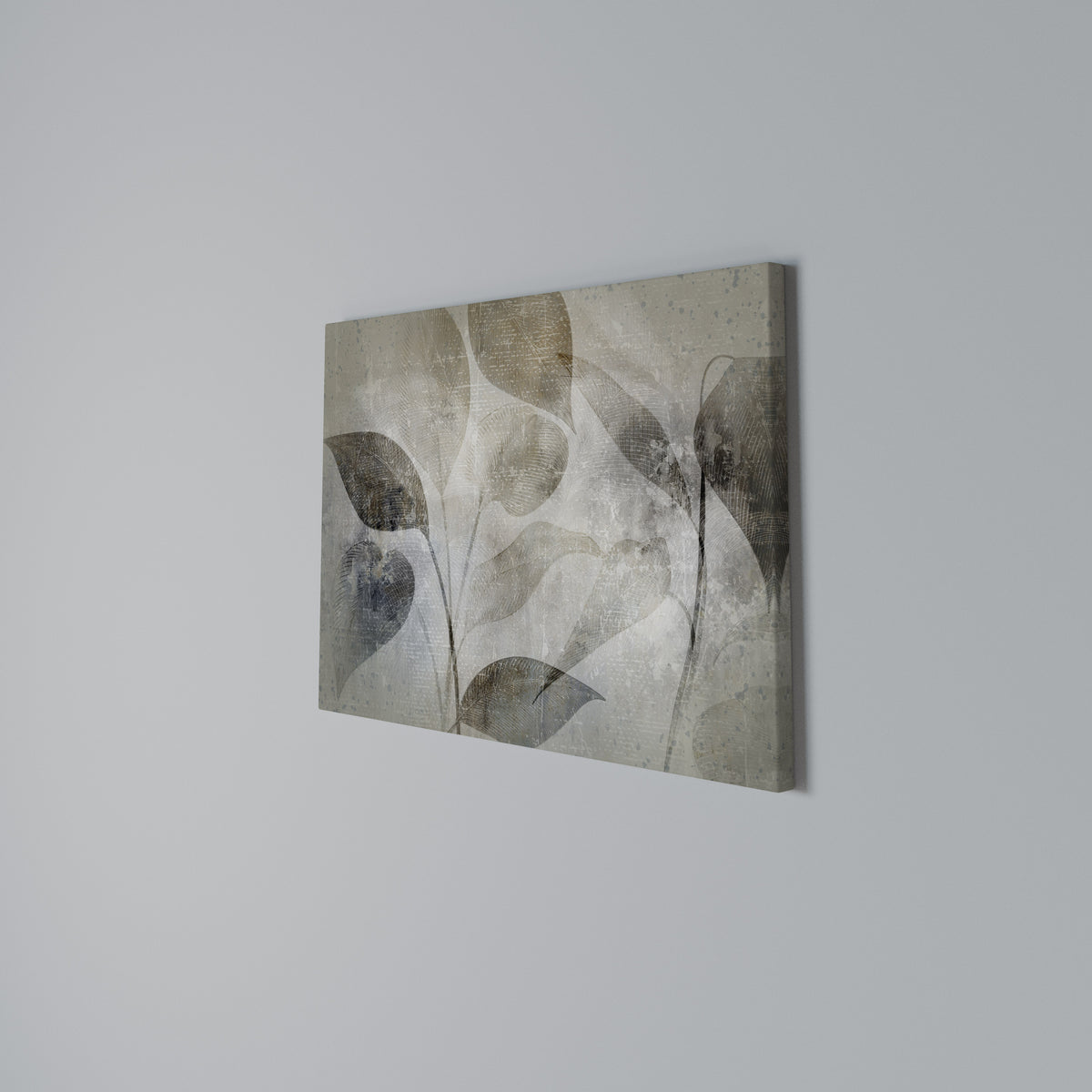 SERENE BOTANICAL HARMONY Horizontal Canvas Print