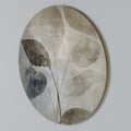 SERENE BOTANICAL HARMONY Round Wall Art