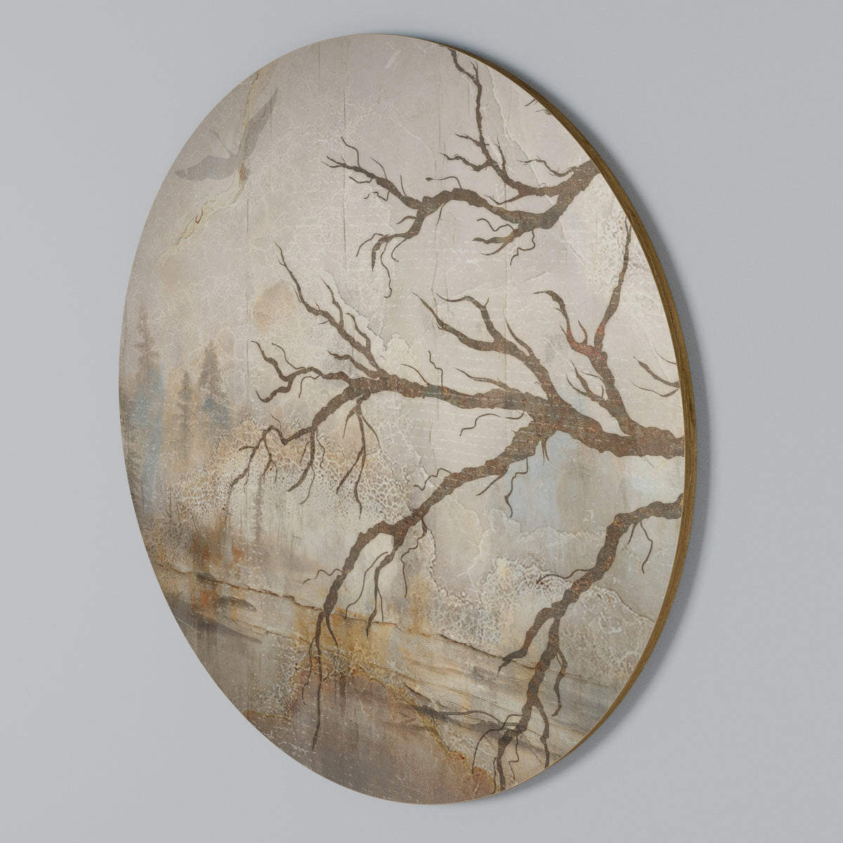 FLIGHT OF FANTASY Kulatá nástěnná dekorace