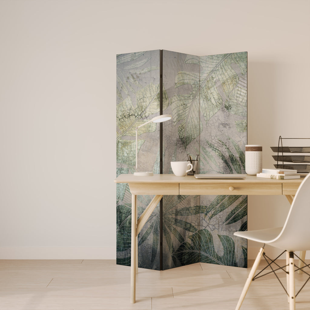 HARMONY IN GREENERY 3-Panel Room Divider