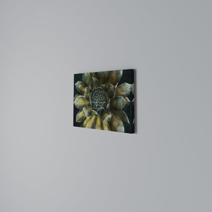 MYSTICAL SUCCULENT WHIRL Horizontal Canvas Print