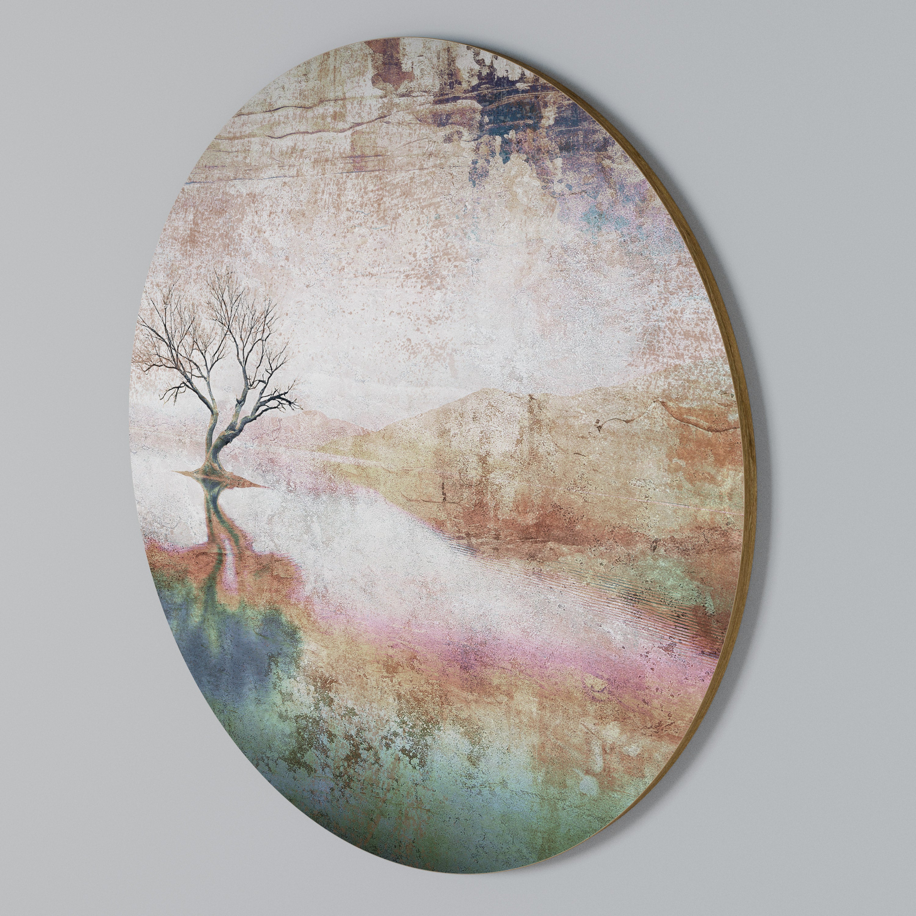 FADING MEMORIES Round Wall Art